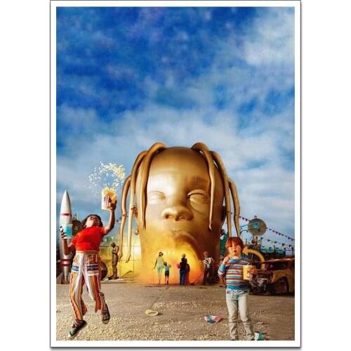 Canvas Poster Travis Scott Wall Art Painting Posters and Prints Nordic Wall Pictures for Home Decor No Frame