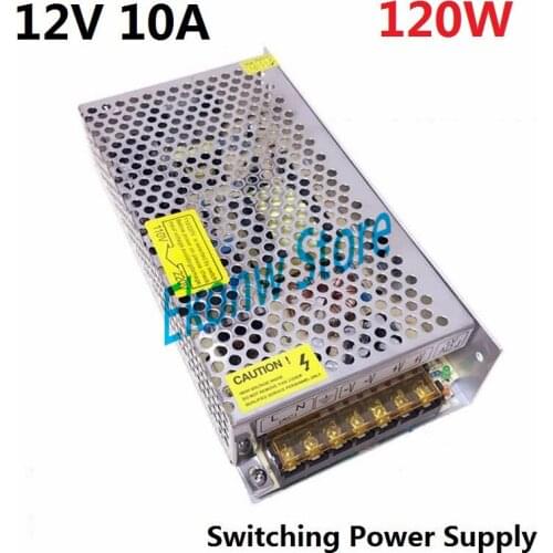120W 12V 10A Switching Power Supply Factory Outlet SMPS Driver AC110-220V DC12V Transformer for LED Strip Light Module Display