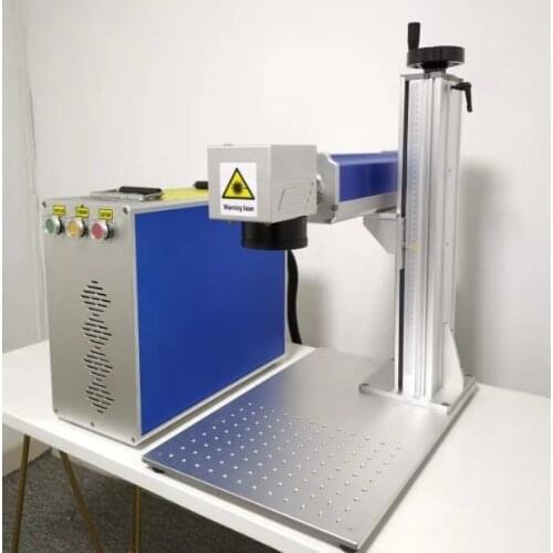 2021 hot sell fiber laser marking machine with rotary option 30W Raycus metal engraving machine have good price