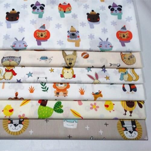 Patchwork cotton Fabric Childerns Quilting Fabric for Household Furinture Cover Decoration Sewing Supply Skinfriendly