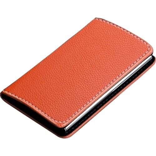 Fashion Case Keep Clean PU Leather Name Card Holder Durable Gift Protective Professional Portable Business Luxury Wallet Storage