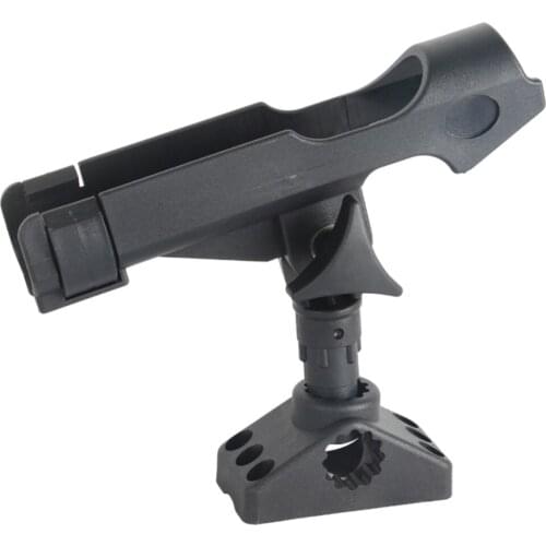 Adjustable Rod Holder Boat Kayak Yacht 360 Degree Pole Rest Mount Rack Bracket