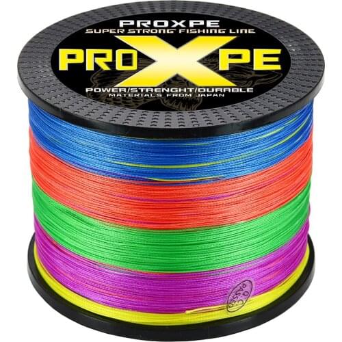 PROXPE Fishing Line 300M 500M 1000M 200M 8 Strand Braided Multifilament Japan PE Floating Wired 14-88LB