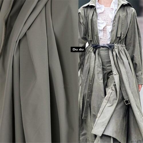 45*145cm Cotton Clothing fabric Turquoise Canvas Thick Cotton and linen Dust coat Clothing Bag Sofa Design fabric DIY