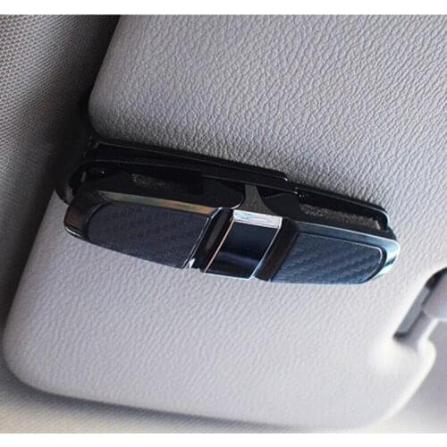 Universal Portable Car Glasses Cases Ticket Card Clamp Car Sun Visor Sunglasses Holder ABS Eyeglasses Holder Car Accessories
