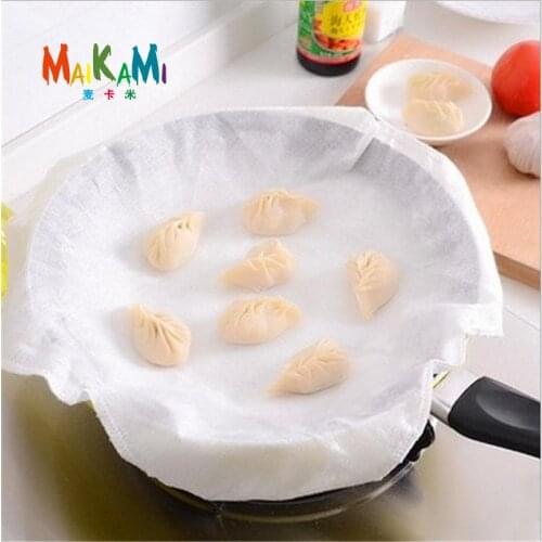 1pcs Cotton Fabric Steamer Cloth Steamed Stuffed Bun Gauze Kitchen Supplies Dumpling/Pastry Cooking Tools Non-Stick