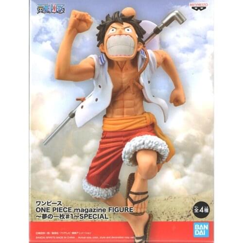 100% Original Banpres Onepiece Figure Luffy Ace Garp Magazine Figure PVC Action Model Toys Anime Figure