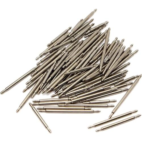 108pcs 8-25mm Stainless Steel Watch Band Strap Spring Bar Link Pins Remover New Silver
