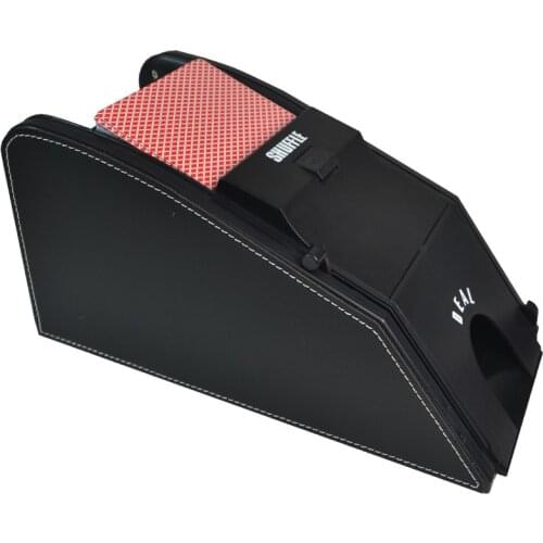 2 in 1 Automatic Card Shuffler + Poker Card Dealing Shoe Support 2 Deck Playing Cards Automatic Card Shuffler Perfect