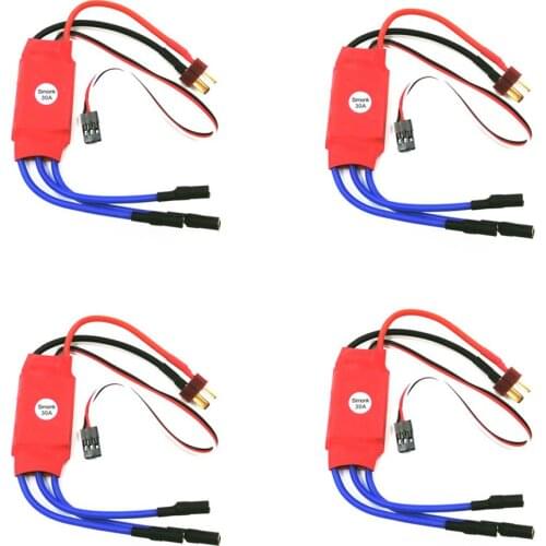 4pcs Simonk 30A Brushless ESC Electronic Speed Controller ESC for Quadcopter Drone RC Electronic 20A ESC Multicopter