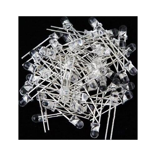 50pcs F3 3mm Blue Round Superbright LED Light LED lamp GOOD QUALITY diy electronics