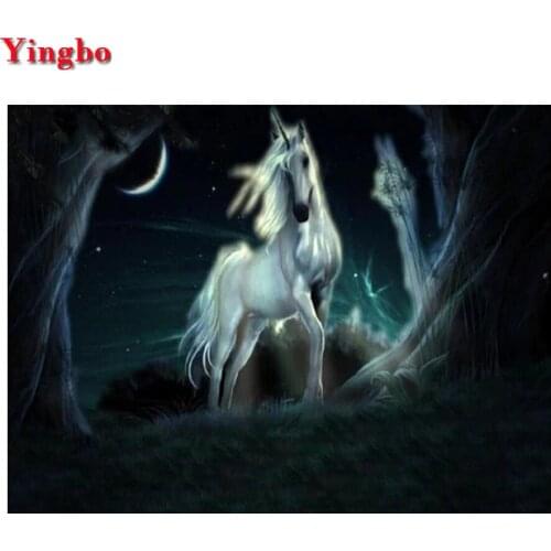 5d full square round Diamond painting unicorn animal diamond embroidery beads cross stitch kits handwork mosaic rhinestone decor