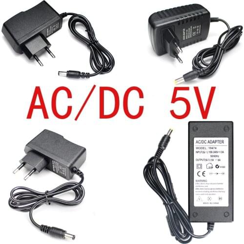 5V power adapter supply 1A 2A 3A 5A 6A 8A 10A European standard and American standard AC/DC charger can be used for LED Adapter