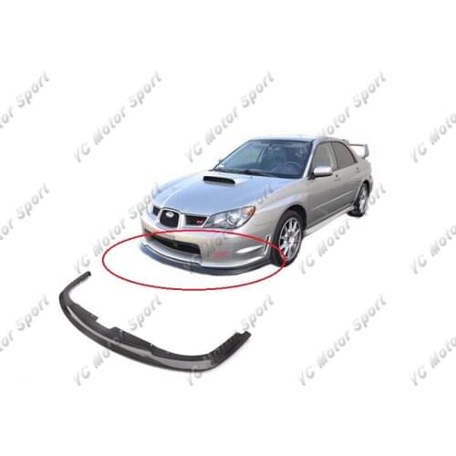 Car Accessories Carbon Fiber / FRP Fiber Glass Front Lip Fit For 2006-2007 Subaru Impreza WRX 9 STI Front Lip Car-styling