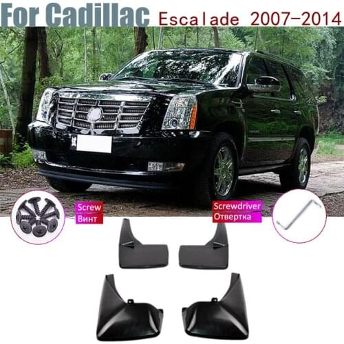 Over Fender Mud Flaps Guard Splash Flap Mudguard Accessories Car Mudflap Fender For Cadillac Escalade 2014-2007 2008 2009 2010