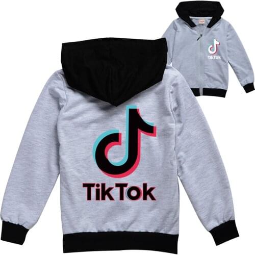 TIK TOK Autumn Game birthday Coat Children Sweatshirts Boys Hoodie Kids Jacket Coat Baby Outwear Clothing