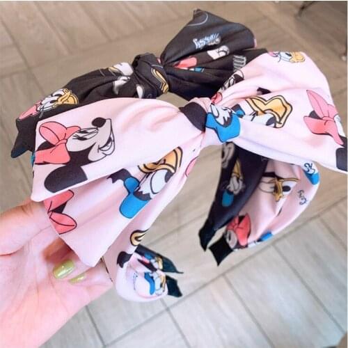 Disney cartoon Frozen children head hoop bow hair pin doll accessories headband princess cosmetic headwear girl birthday gift