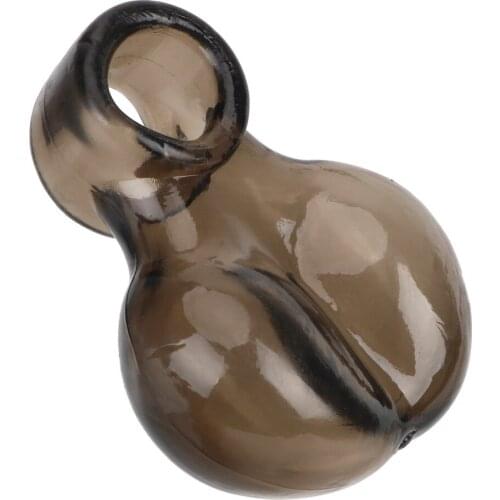 IKOKY Scrotum Ring Cock Ring Penis Ring Reusable Bondage Chastity Cage Lock Sex Toys For Men Delay Ejaculation Silicone