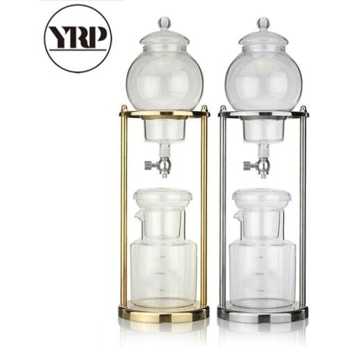 Drip Coffee Maker Espresso Coffee Cold Brew Machine Ice Dripper Pot Reusable Glass Filter Percolator Tools coffee maker pot