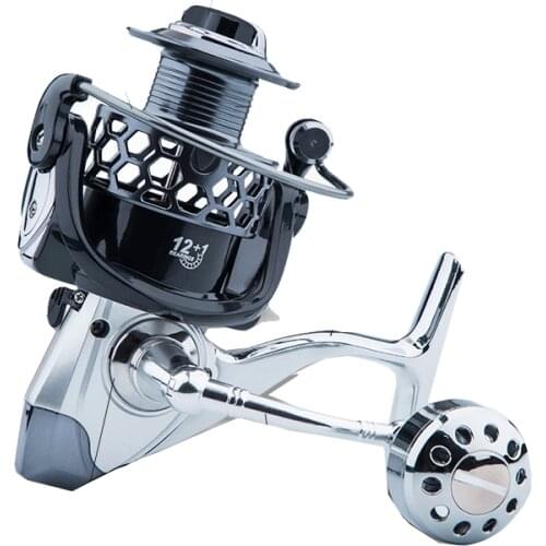 10000s Spinning Reel for SeawaterTrolling Reels Distant Wedkarstwo Vessel Carretilha De Pesca 13BB Rock Angeln Wheel Raft Wheels