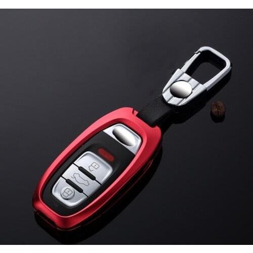 Aluminum Alloy Keyless Entry Remote Control Smart Car Key Case Cover for Audi A3 A4 A5 A6 A7 S5 S7 Q5 RS