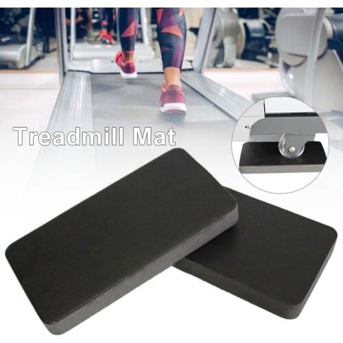 6PCS Treadmill Mat Thicken Sound Insulation Shock Absorption Cushion Exercise Equipment Mat With High Density Rubber