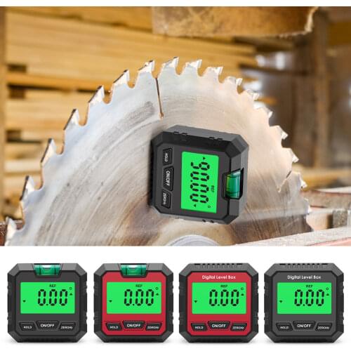 Electronic Digital Angle Protractor 360 Degree Level Box Magnetic Base Inclinometer Gauge Tester Meter Measuring Tools New