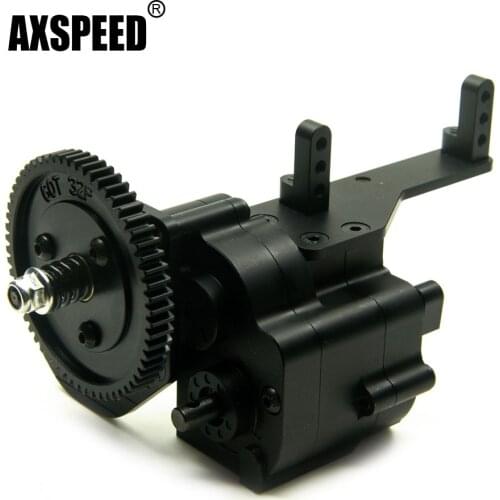 AXSPEED Metal 2 Speed Gearbox Transmission Motor Gear for Axial Wraith SCX10 1/10 RC Crawler Car Upgrade Parts