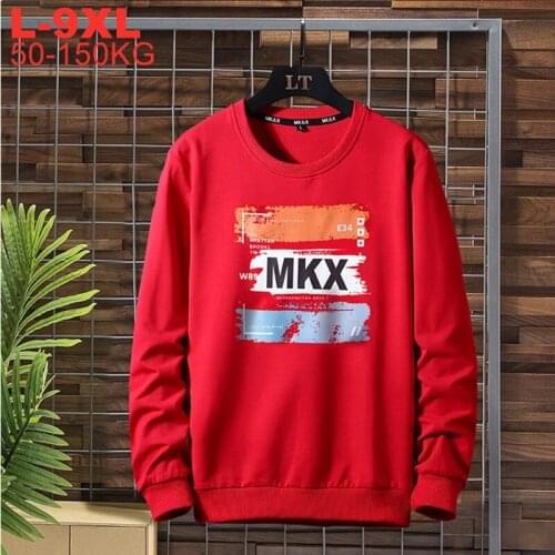 Pullovers Long Sleeve Oversized 9xl 8xl 7xl 6xl 5xl Sweatshirt Plus Size Hoodie Sweatshirts Men Colorful Fashion Streetwear Male