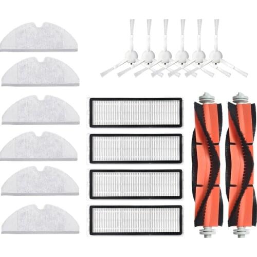 High Quality Side Roller HEPA Filter Main brush Mop kit For XIAOMI MIJIA 1C 1T STYTJ01ZHM Vacuum Cleaner Spare Parts accessories