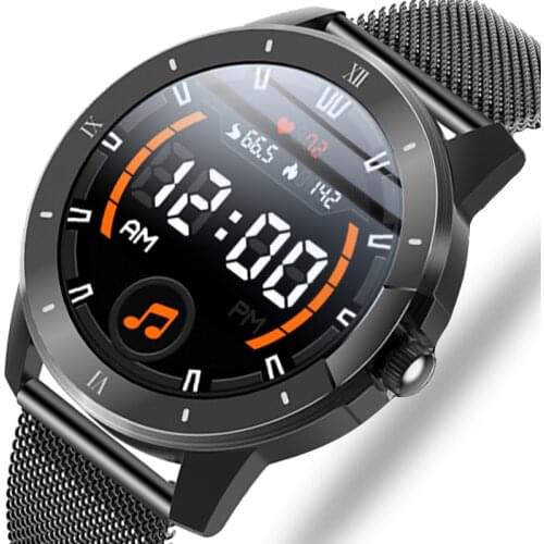 New Bussiness Smart Watch Men Women Luxury Music Playback Bluetooth Call IP68 Waterproof Sport Fitness Smartwatch Android iOS