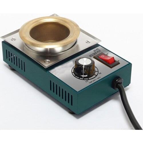 SS-551H Treasure Adjustable Temperature Tin Furnace Stainless Steel Melting Furnace 150W Small Bench Soldering