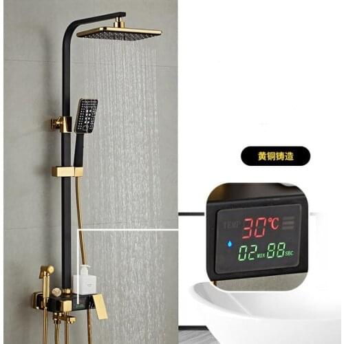 ORNVEER Black Shower Faucets