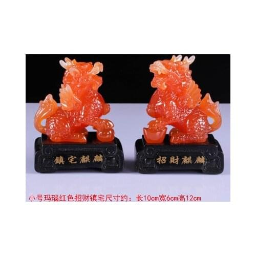 A pair Pixiu pipipixiu is a pipixie mascot Make fortune Arts and crafts opening mascot mascot sculpture decoration statues Home