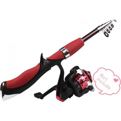 Portable 1.4M Ultralight Glass Fibre Telescopic Ice Fishing Rods Travel Sea Rock Casting Rods