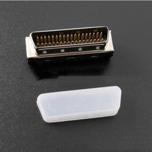 SCSI36p Male dust cover ,MDR36PIN Male protective sleeve,SCSI Series data cable dust cover,connector dust cover