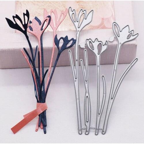 Flower Metal Cutting Dies Scrapbooking Album Paper Cards Metal Crafts Embossing Folders Making Template Stencil Die Cut