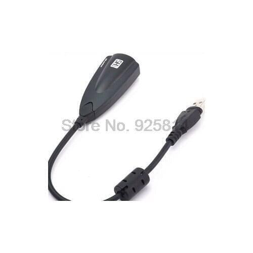 By dhl or ems 100pcs 5HV2 External USB Sound Card 7.1 Channel USB To 3D CH Virtual Channel Sound Track Audio Adapter