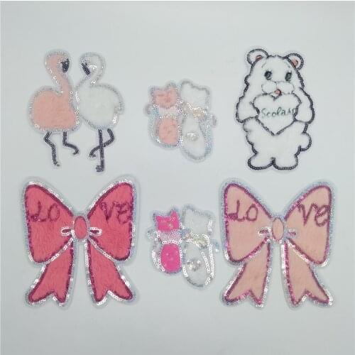 High quality Sequins Iron Patch Badge Clothes Suit Jacket Trousers T-shirt Pants DIY Decorative Clothing Handicraft Accessories