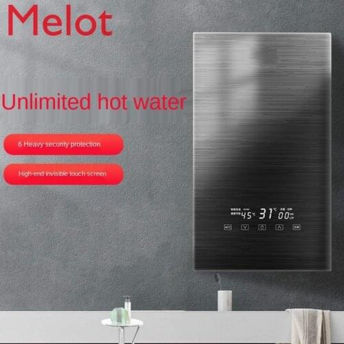 High-End Luxury Modern Electric Water Heater Household Small Bathroom Kitchen Constant Temperature Quick Heating Wall Hanging