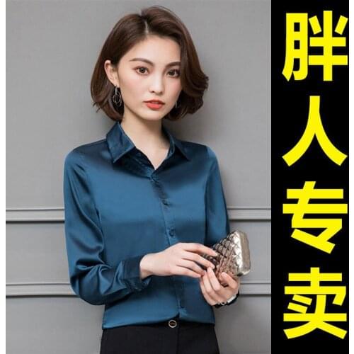 Women Blouse Large Size Long Sleeve Spring Autumn Chiffon Top Blusas Ropa De Mujer