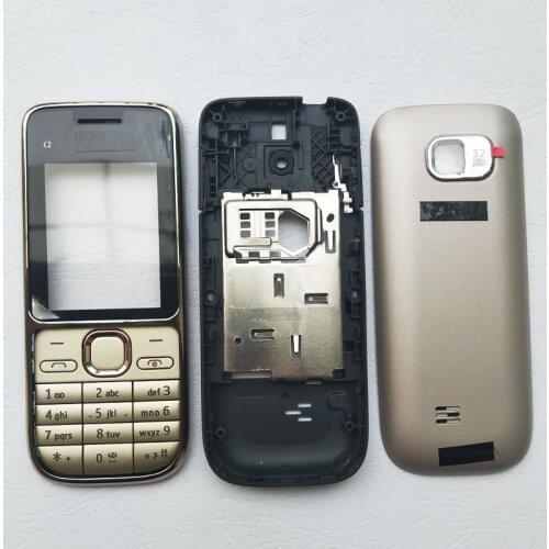 ZUGZUC New Plastic For Nokia C2 / C2-01 Full Complete Housing Cover Of Mobile Phone + Keyboard