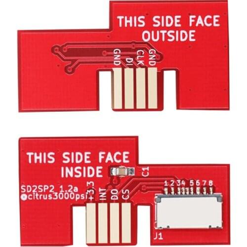 100 pcs a lot Replacement Micro SD Card Adapter TF Card Reader for N-G-C SD2SP2 SDLoad SDL Adapter