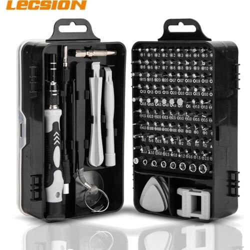 115 in 1 Screwdriver Set of Screw Driver Bit Set Multi-function Precision Mobile phone repair tools Device Hand Tools Torx Hexr