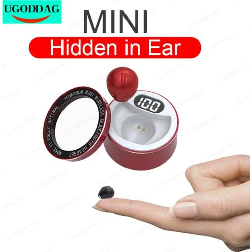 Mini Invisible Head phones Wireless Bluetooth Earphones Waterproof Single Earbuds With Microphone handsfree Earpiece For Drivers