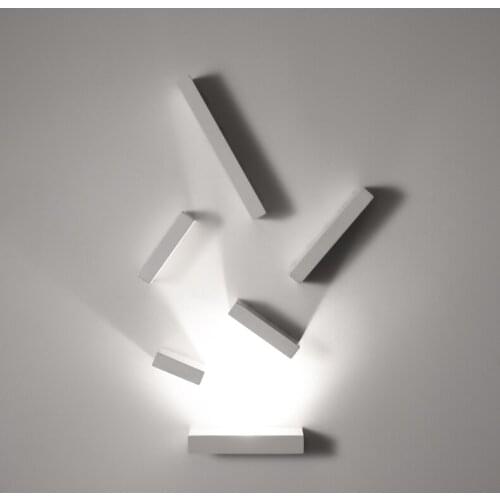 Creative lighting combination wall lamp Nordic minimalist background wall bedroom bedside window decoration wall lamp