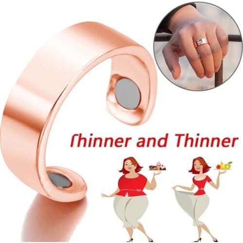 Magnetic Slimming Rings Natural Fat Burning Slimming Ring Magnetic Stimulation Acupoint Burning Fat Slimming Body Health Care