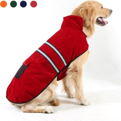 Soft Fleece Suede Coat Winter Dog Coat Jacket for Small Dogs Warm Puppy Large Dogs Vest Clothes Reflective Lining