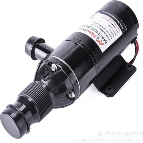 Sewage Pump 12V 24V Small Sewage Pump/RV Yacht Smashing Sewage Pump Yacht Accessories