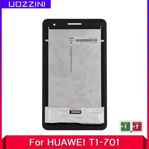 New Tested LCD For HUAWEI MediaPad T1 7.0 701 T1-701 T1-701U T1-701UA Display Touch Screen Digitizer With/No Frame Replacement